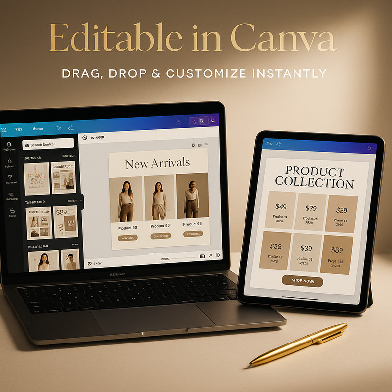 Amazon Store Branding Kit – Canva A+ Content & Product Listing Image Templates gallery