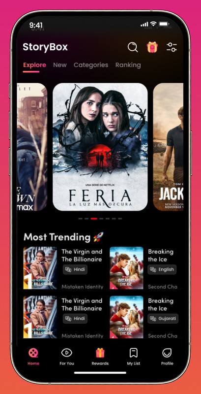 SceneBox Flutter OTT App | Short Drama & Web Series Streaming | Android iOS Web gallery