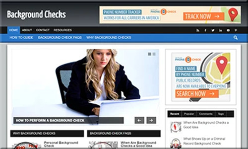 Pre Made Background Checks Site