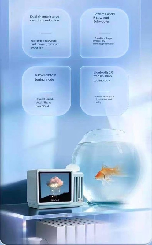 Elvis Wonderful Broadcast Little Island Lyrics Touchscreen Bluetooth Speaker gallery