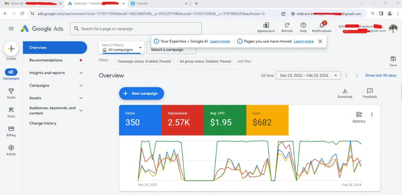 Google Ads (AdWords) Account With $10K Monthly FREE Ads Spend Credit Limit gallery