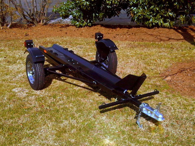 Folding Motorcycle Trailer Portable Collapsible Foldable Used For Single Rail gallery