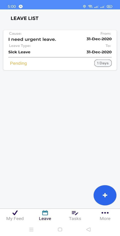 Employee Attendance Tracker EMS | Employee Android + iOS App | React Native gallery