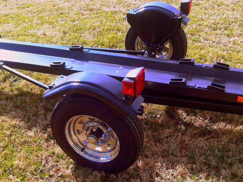 Folding Motorcycle Trailer Portable Collapsible Foldable Used For Single Rail gallery