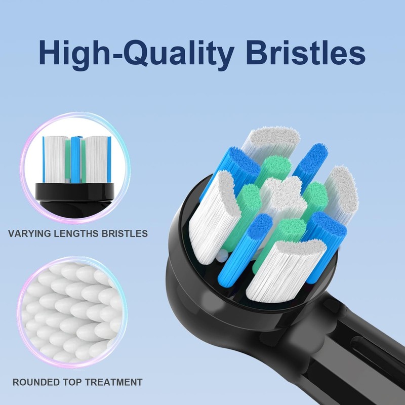 8 Pcs Replacement Toothbrush Compatible with Oral B IO 2 3 4 5 6 7 8 9 10 Ele... gallery