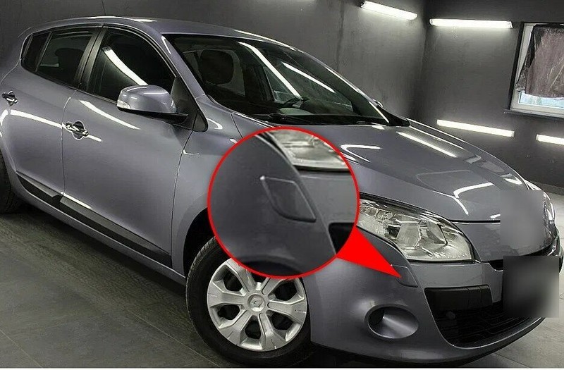 FIT TO RENAULT MEGANE 3 FRONT WASHER HEADLIGHT NOZZLE COVER BUMPER RIGHT