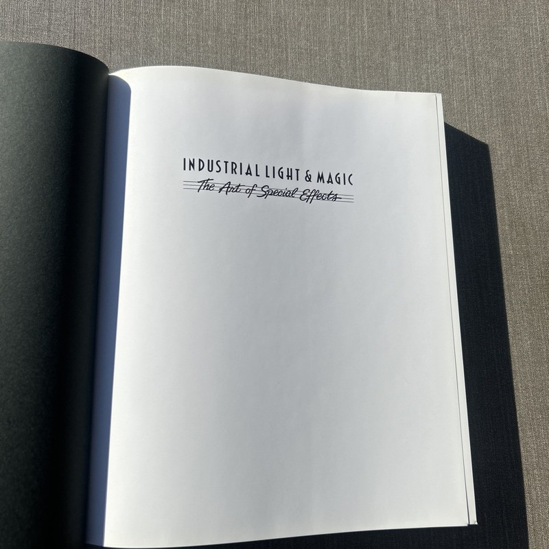 Industrial Light Magic The Art of Special Effects by Thomas G Smith Book First gallery