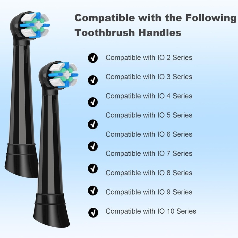 8 Pcs Toothbrush Head Compatible with Oral B IO 2/3/4/5/6/7/8/9/10 Series Ele... gallery
