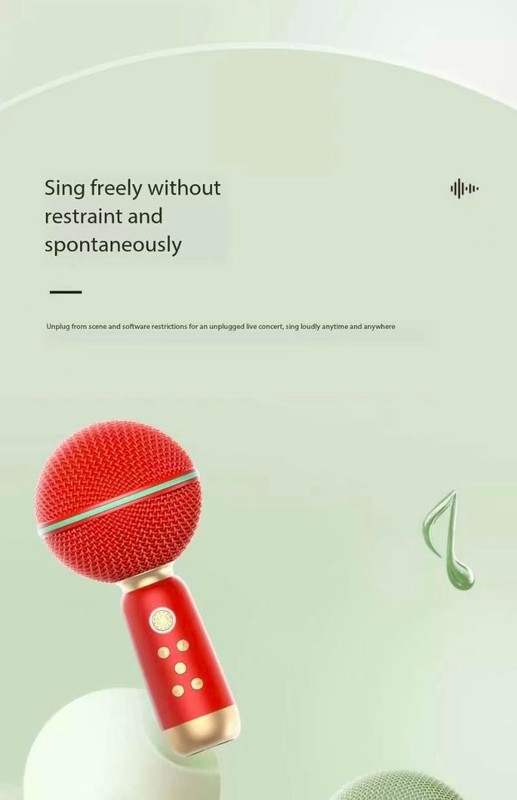 Elvis Audio Inspiration Little Planet Microphone Bluetooth Speaker Home Singing gallery