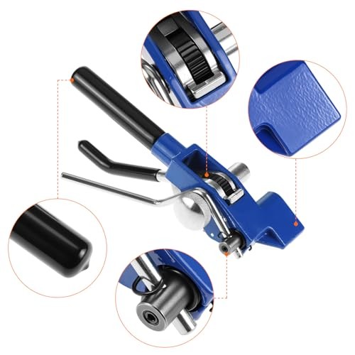 QWORK Stainless Steel Cable Tie Gun Banding Tool Strapping Tensioner 4-20mm gallery
