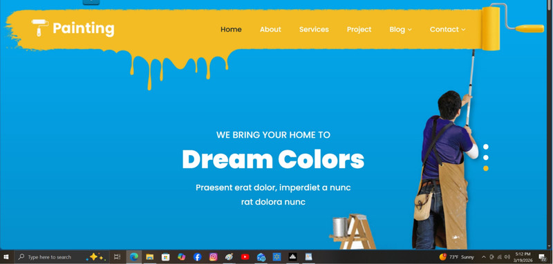 PAINTER- Website for sale (For the self-employed)