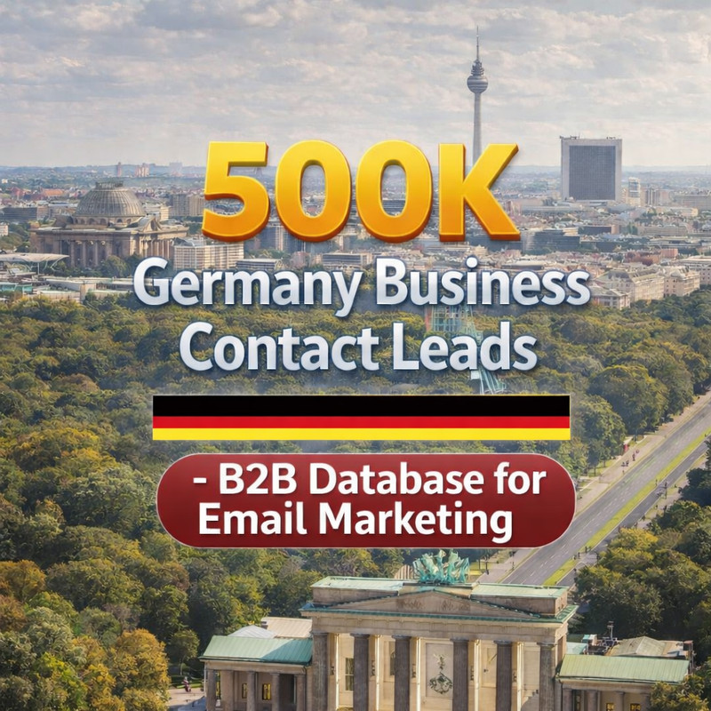 500K Germany Business Email Database | B2B Contact leads list (Digital Download) gallery
