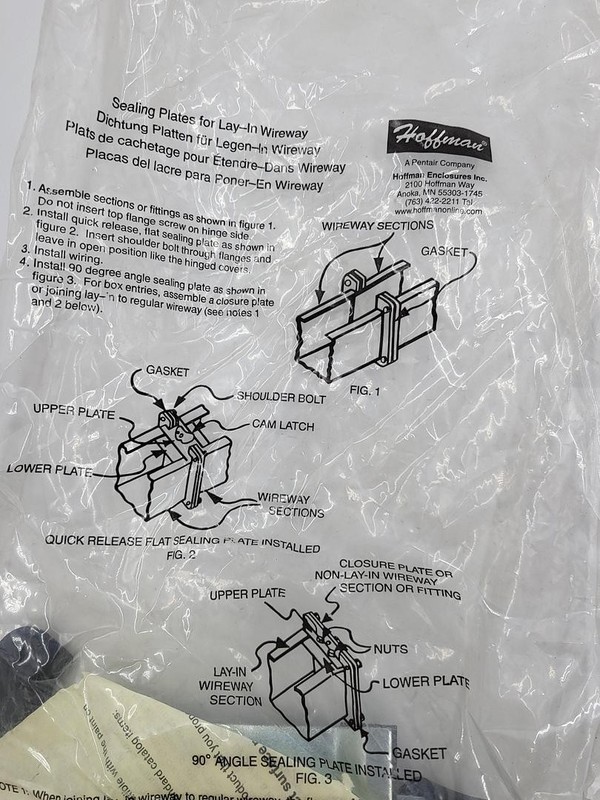 NVENT Hoffman F44LSGQR Flat Seal Plate *NEW IN BAG*** 19970 gallery