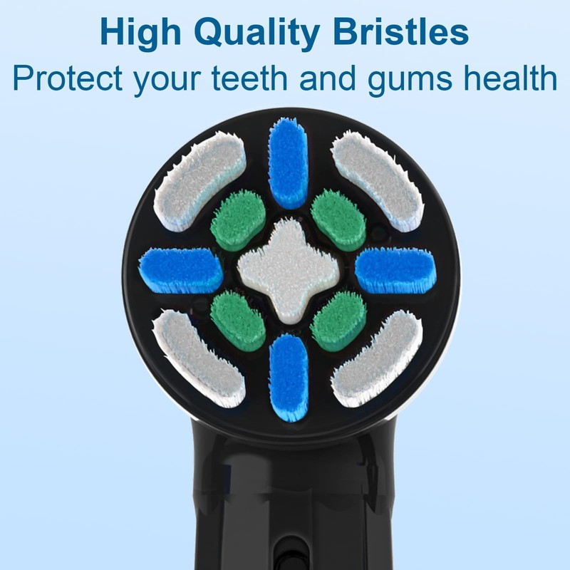 8 Pcs Toothbrush Head Compatible with Oral B IO 2/3/4/5/6/7/8/9/10 Series Ele... gallery