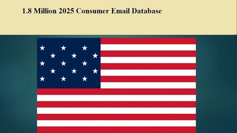 1.8 Million Consumer Email Database Sales Leads list Marketing