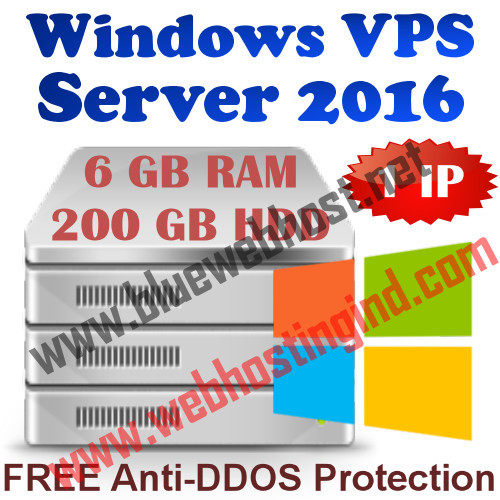 Windows 2016 VPS (Virtual Dedicated Server) 6GB RAM + 200GB HDD + DDOS gallery