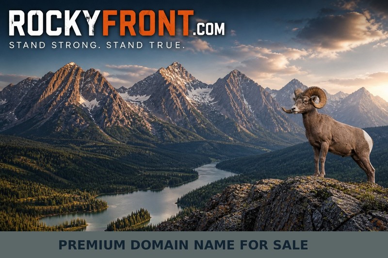 RockyFront .COM Tech Nature Security Business Marketing DOMAIN. GD Value $1.6k