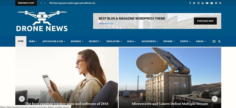 Automated WordPress DRONE NEWS Website – Turnkey Profitable Site