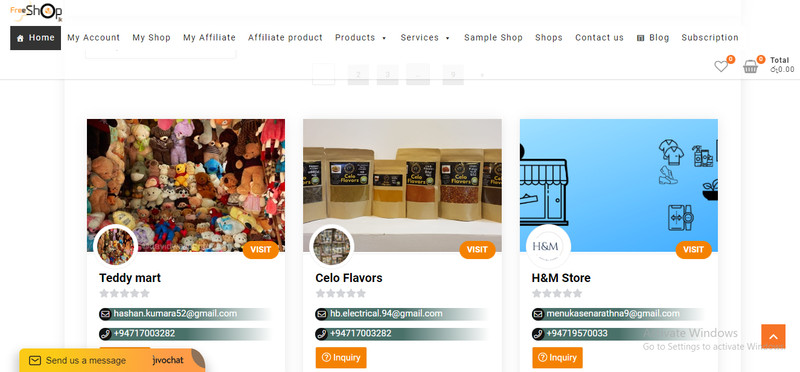 Automated Ecommerce Website WordPress for Sale free sub domain + free hosting gallery