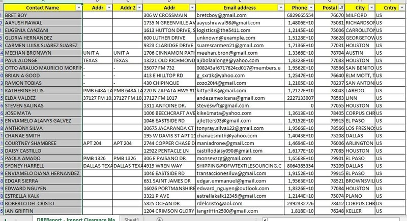 500K TEXAS USA Customers Email Database B2C Contact Leads – Excel file 2026 gallery