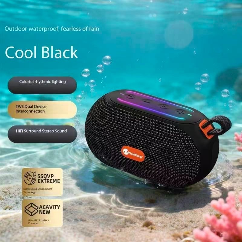Waterproof Outdoor Wireless Bluetooth Mini Speaker with Extra Heavy Bass