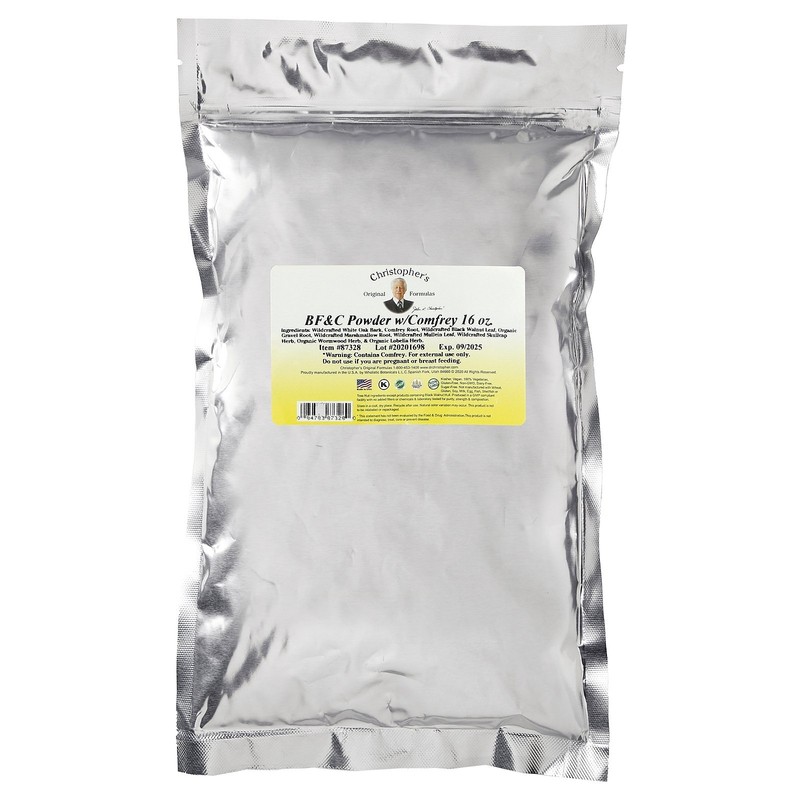 BF & C Powder w/Comfrey, 16 oz
