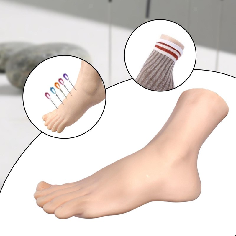 Female Foot Model Foot Mannequin for Sketching Jewelry Display Arts Drawing