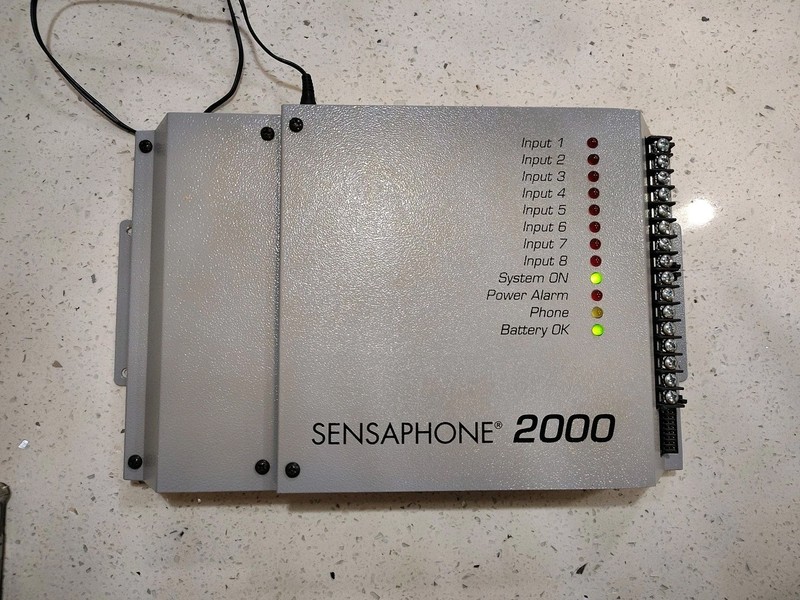 Sensaphone 2000 Autodialer Telemetry Remote Monitoring System