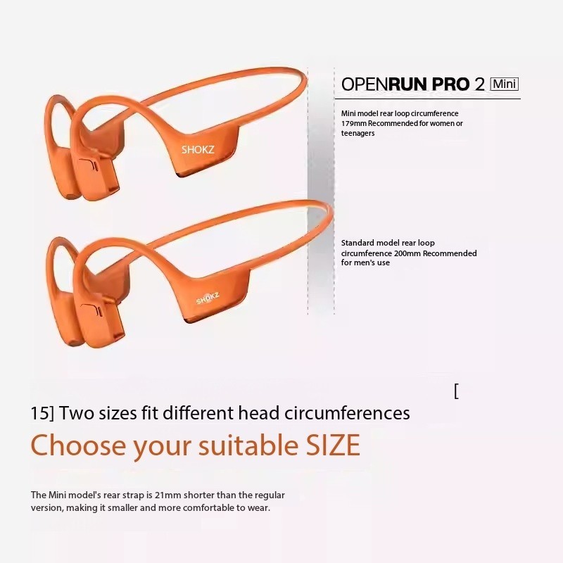 Shokz OpenRun Pro 2 S820 Bone Conduction Bluetooth Sports Earphones gallery