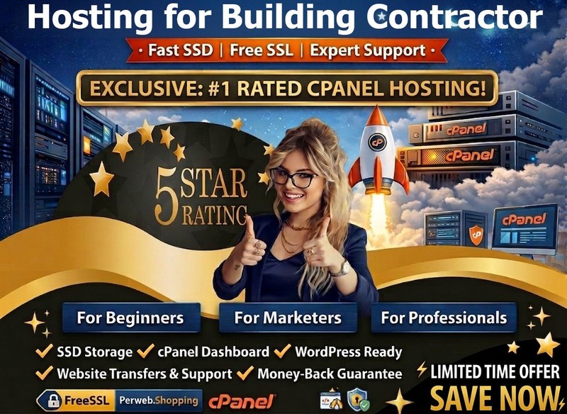 Hosting for Building Contractor – 🏗️ SSD + SSL + Emails + Support – $14.99/Year gallery