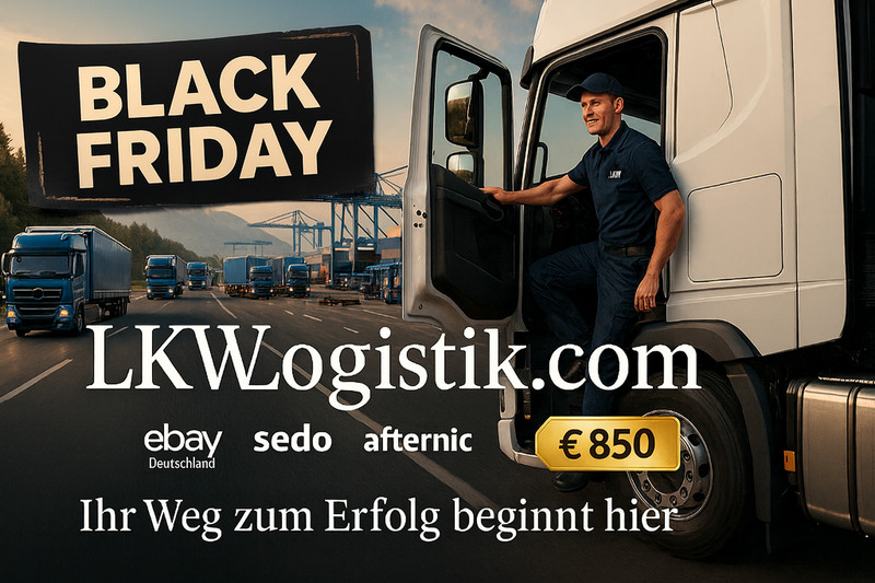 🔥 Black Friday 2025! 🚛 Truck Logistics.com – Secure Now For Only £850!