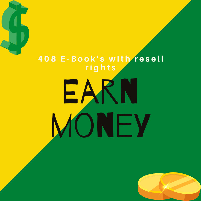 408 E-Book's About Making Money (English) - PLR License