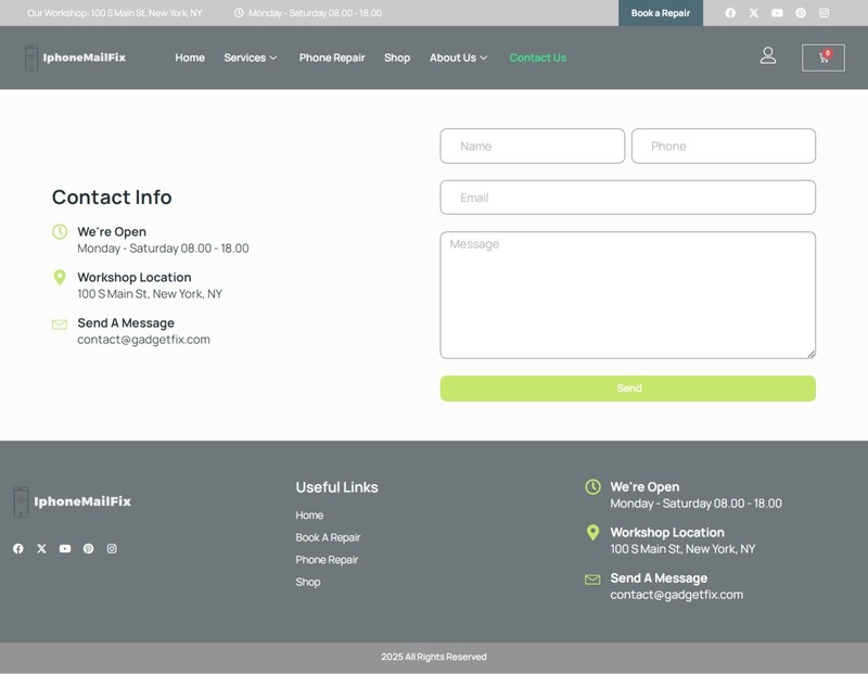 IphoneMailFix.com Domain Name & Website, Start a iPhone Mail Repair Business gallery