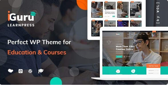 iGuru WP Theme – Education & Courses WordPress Theme – GPL Lifetime Updates