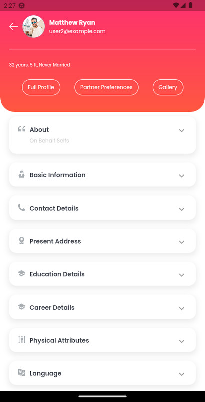 Matrimony CMS Flutter App | Android & iOS Mobile App for Matrimony CMS gallery