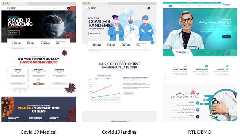 Medical, Dental HEALTH CARE CLINIC WEB SITE DESIGN Pages Free Domain Hosting SSL gallery