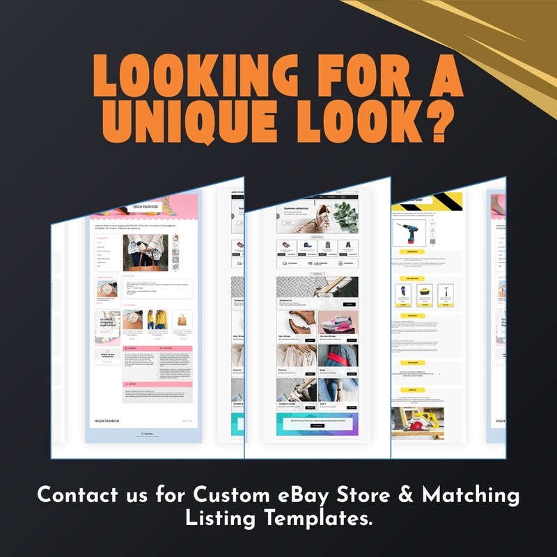 eBay HTML Template Responsive Automotive Tech Electronics Store Design 2026✅ gallery