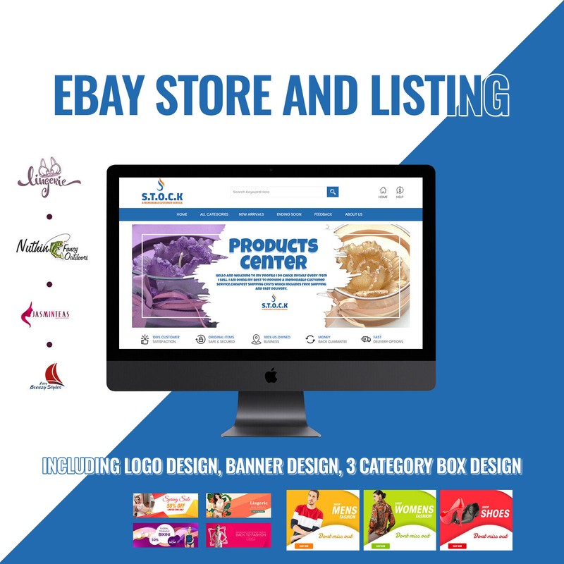 Ebay Store and ebay listing 2021 Professional ebay auction listing template