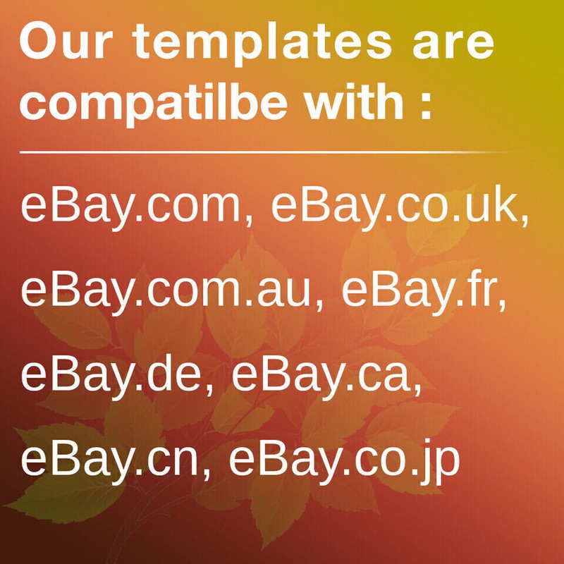 eBay Mobile Responsive Template Auction Listing Professional 2019 Design HTML gallery