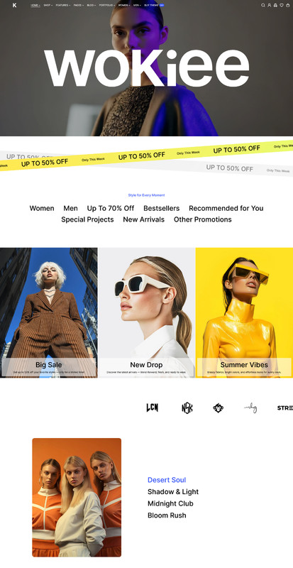 Waka - Multipurpose Shopify Theme | Responsive eCommerce | Mobile Optimized gallery