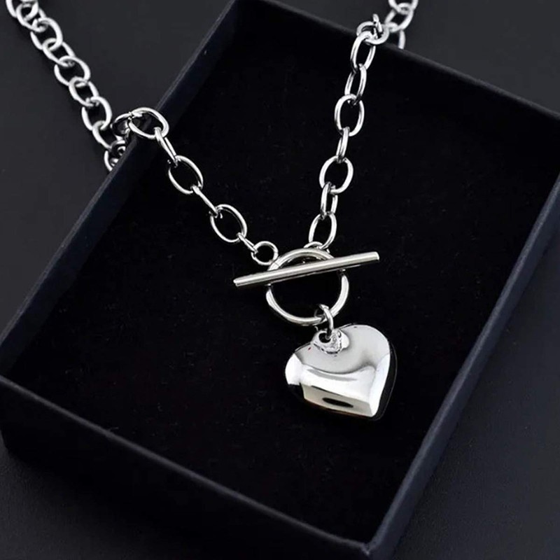 Chain Necklace for Women 18K White Gold Plated Chunky Cuban Chain Link Neckla... gallery
