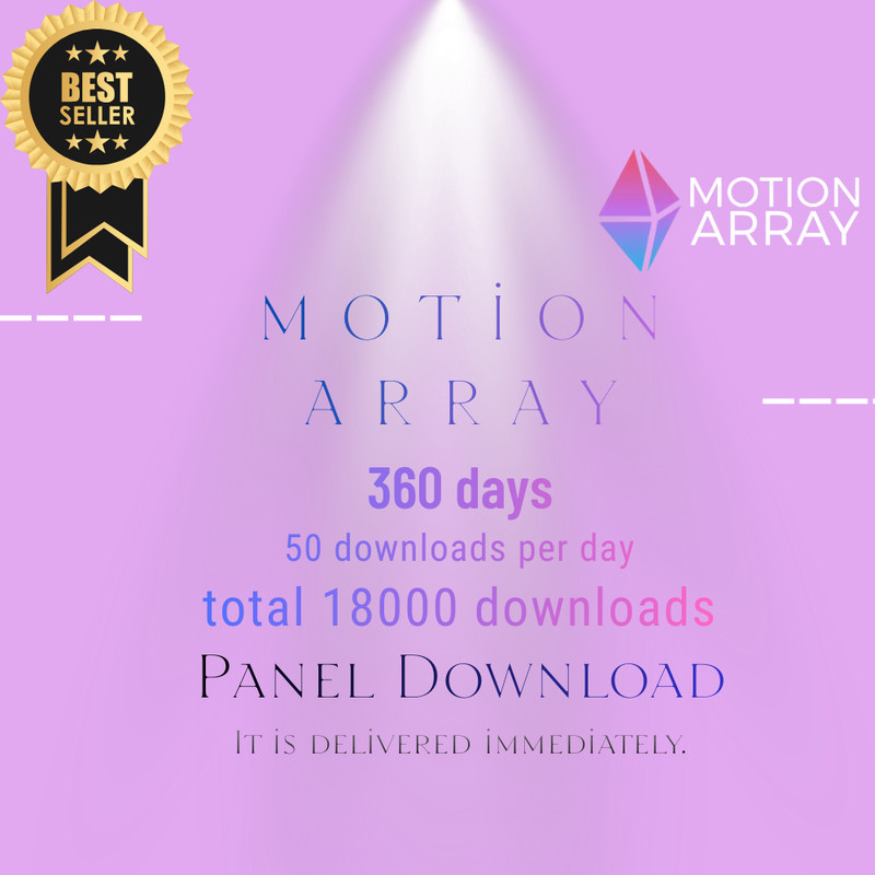 Motion Array 360 Days Subscription – Unlimited Stock Video, Music & Templates