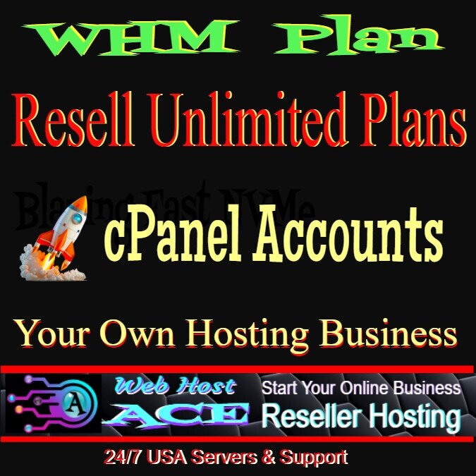 WHM Reseller*GO Pro*WordPress Hosting Website*WHMCS Software*Free SSL+SiteLock
