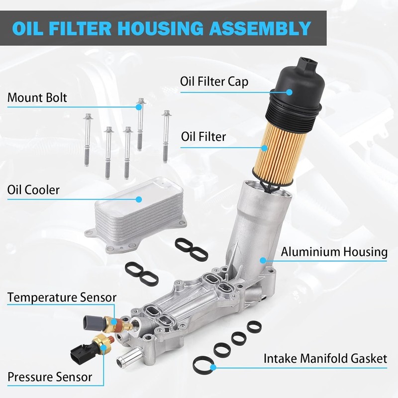 Oil Filter Housing Kit for 3.6L 2011-2023 Dodge Jeep Ram Replace 926-876 gallery