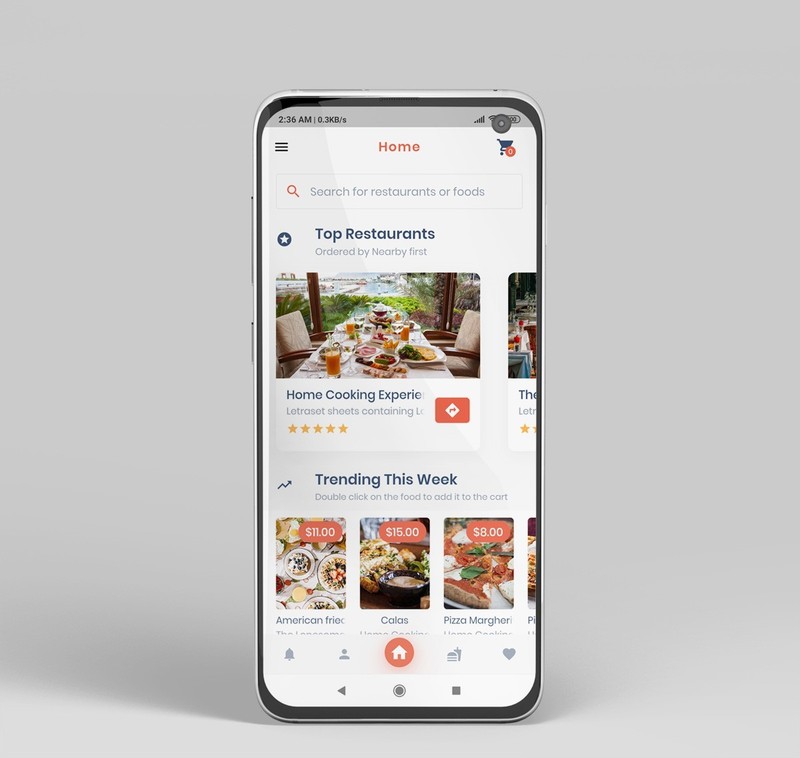 Food Delivery Flutter App | Android & iOS | PHP Laravel Admin Panel gallery