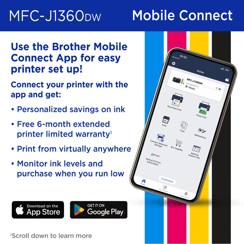 Professional Work Smart Wireless Device for Home Office - Color - J1360DW gallery