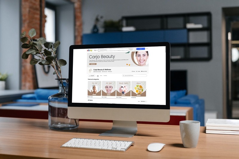 ebay store listing template logo design and 60 sec video Furniture Home interior gallery