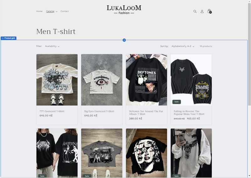 LukaLooM Fashion website gallery