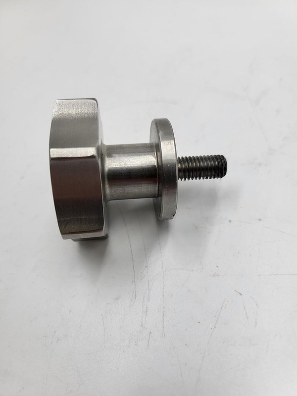 Stainless steel knob 1/4 – 20 thread 5/8″ long 126672