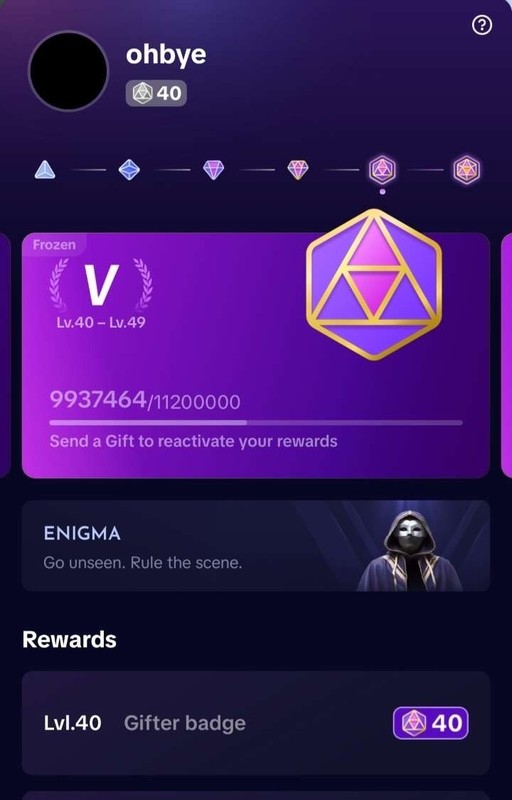 TikTok Gifter Level 40 For Sale